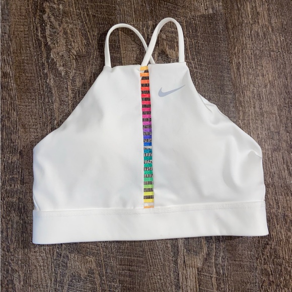 Nike Other - Women’s Nike Indy Rainbow Ladder Sports Bra